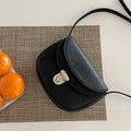 Fahion Half-Moon Solid Color Crossbody Bag 6W10BBG1983