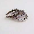 Elegant Satin Twisted Non-Slip Headband with Teeth 6W6HBD371