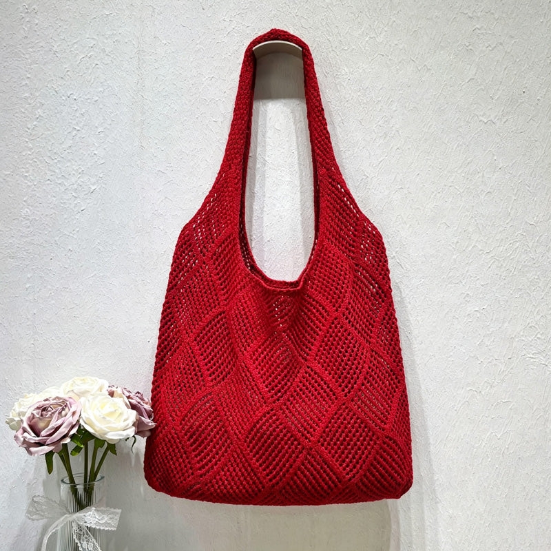 Slouchy Hollow Out Large Capacity Tote Bag 6W10BBG1782
