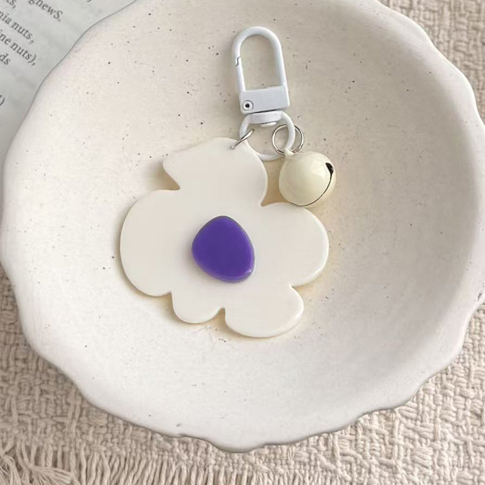 Acrylic Flower Bag Charm - DippedShop Wholesale - #5443