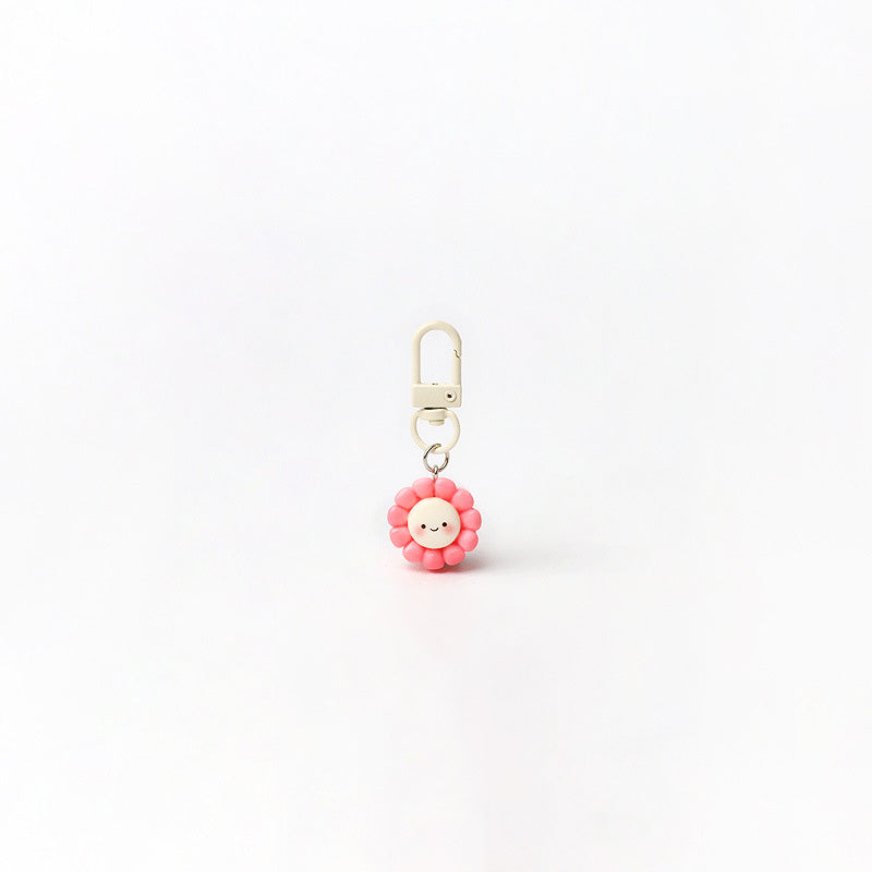 Cute Smile Floral Pendant Keychain Bag Charm 6W10BBC673