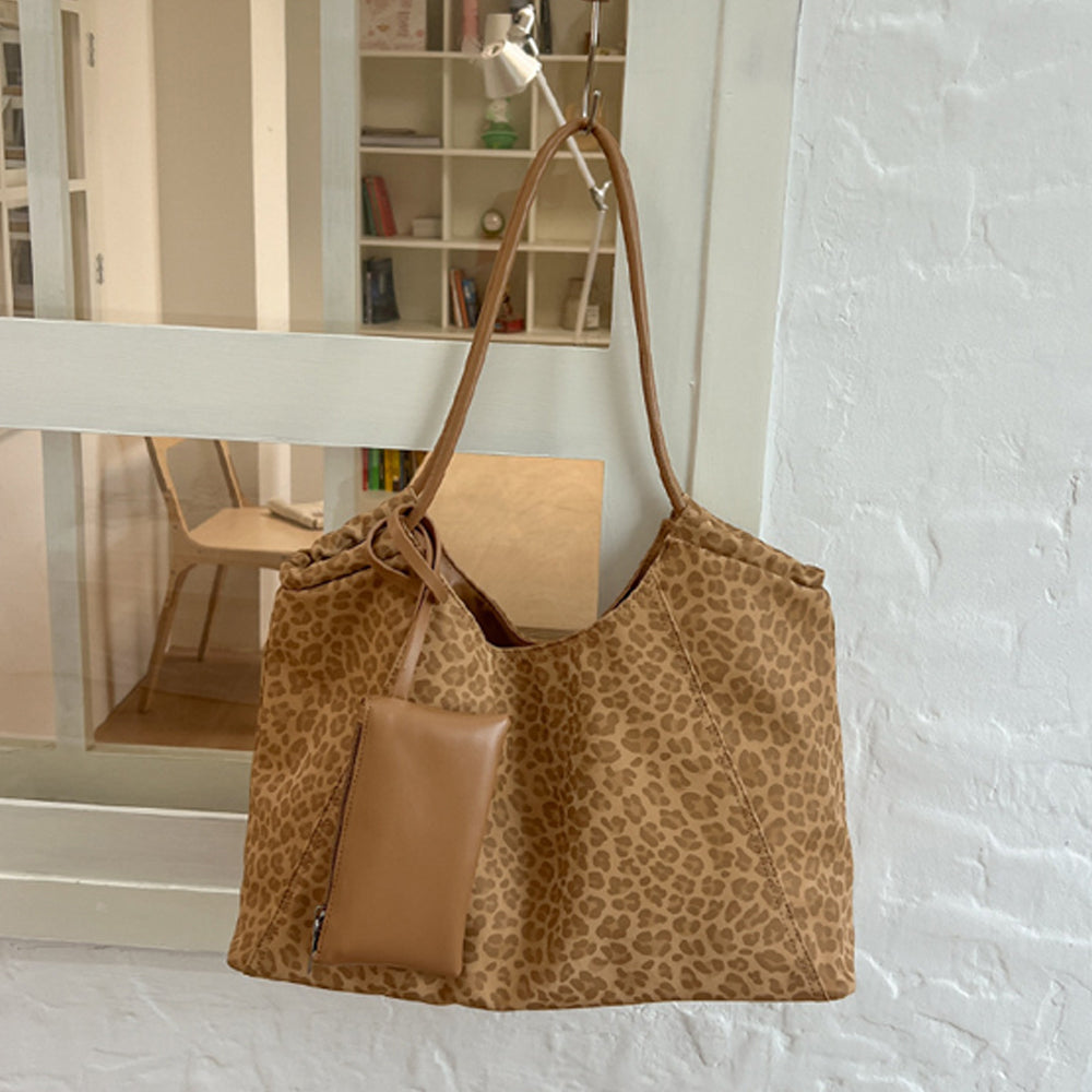 Leopard Print Tote Bag - DippedShop Wholesale - #6275