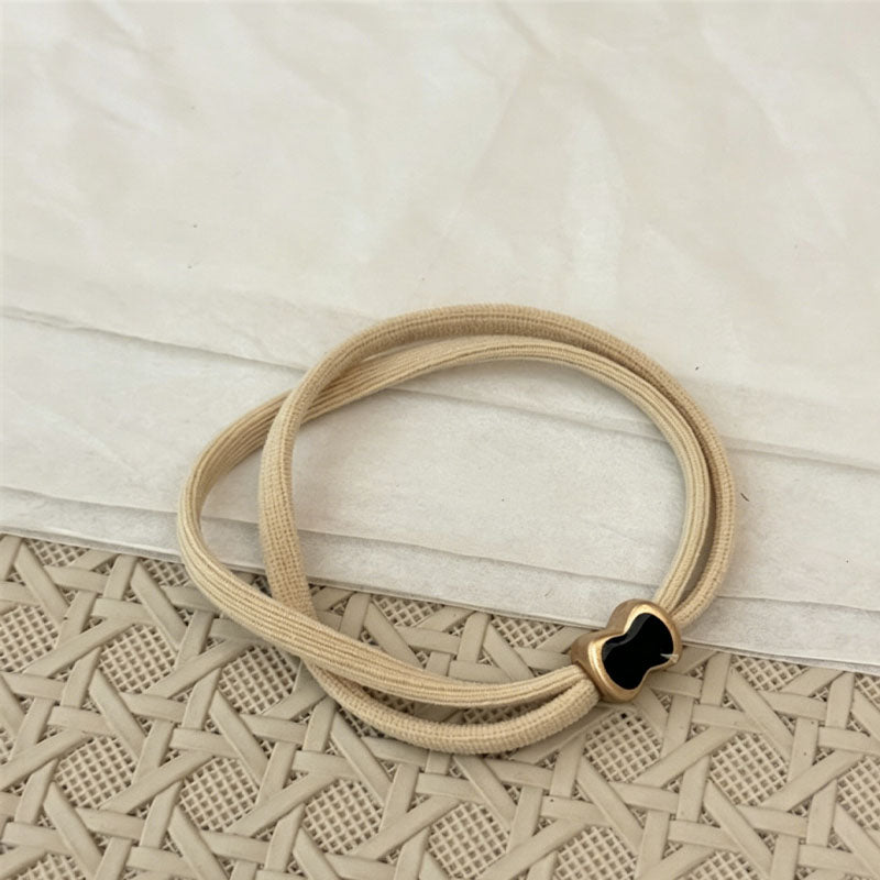 Refined Double Layer Bowknot Elastic Hair Tie MK2BLW6W6HHT16
