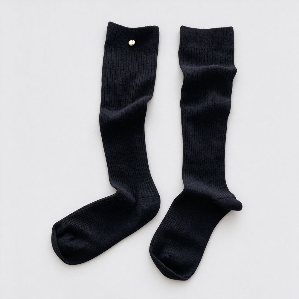 Rib Knit Long Socks - DippedShop Wholesale - #7331