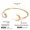 Sun Moon Open Bracelet - DippedShop Wholesale - #5891