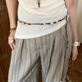 Boho Style Star Bead Braided Tassel Waist Blet 6W6JBT199