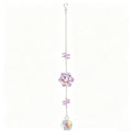 Cute Flower Crystal Bead Window Hanging Suncatcher 6H7HLS197