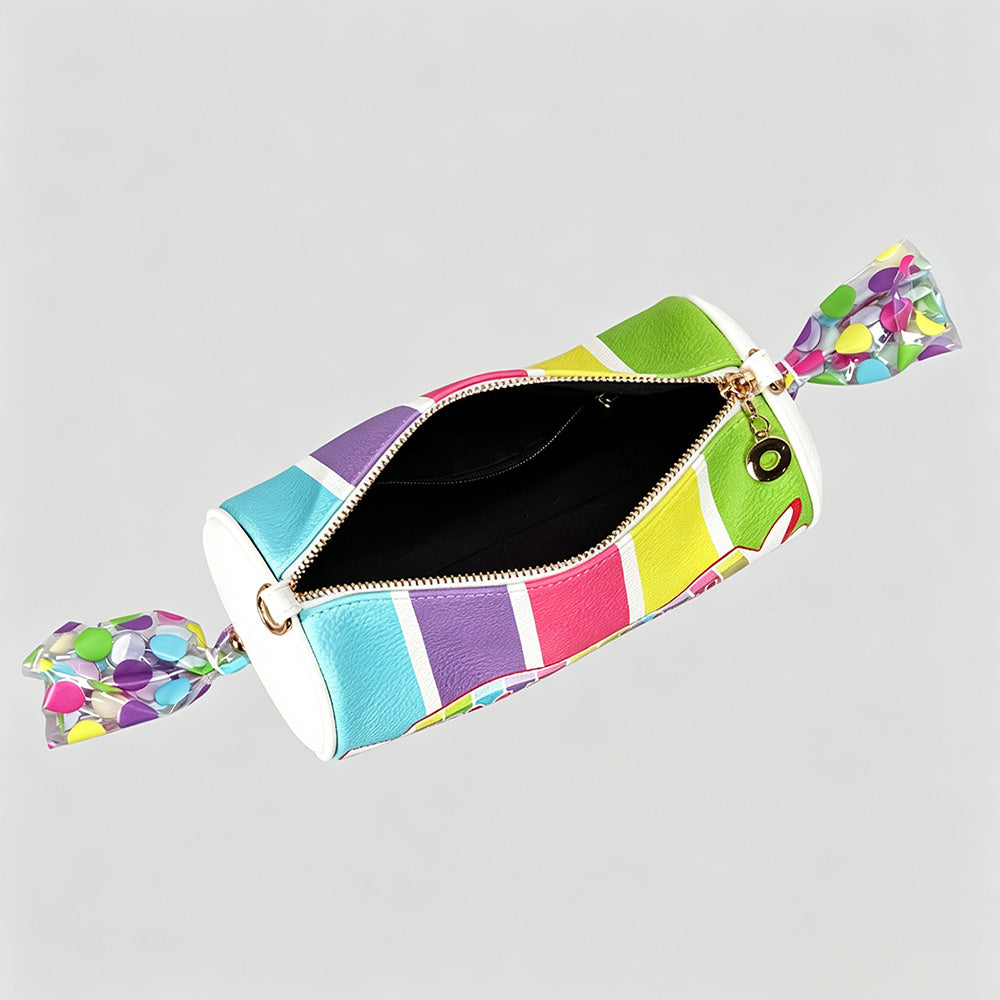 Unique Cartoon Candy Letter Print Crossbody Bag 6W10BBG2125