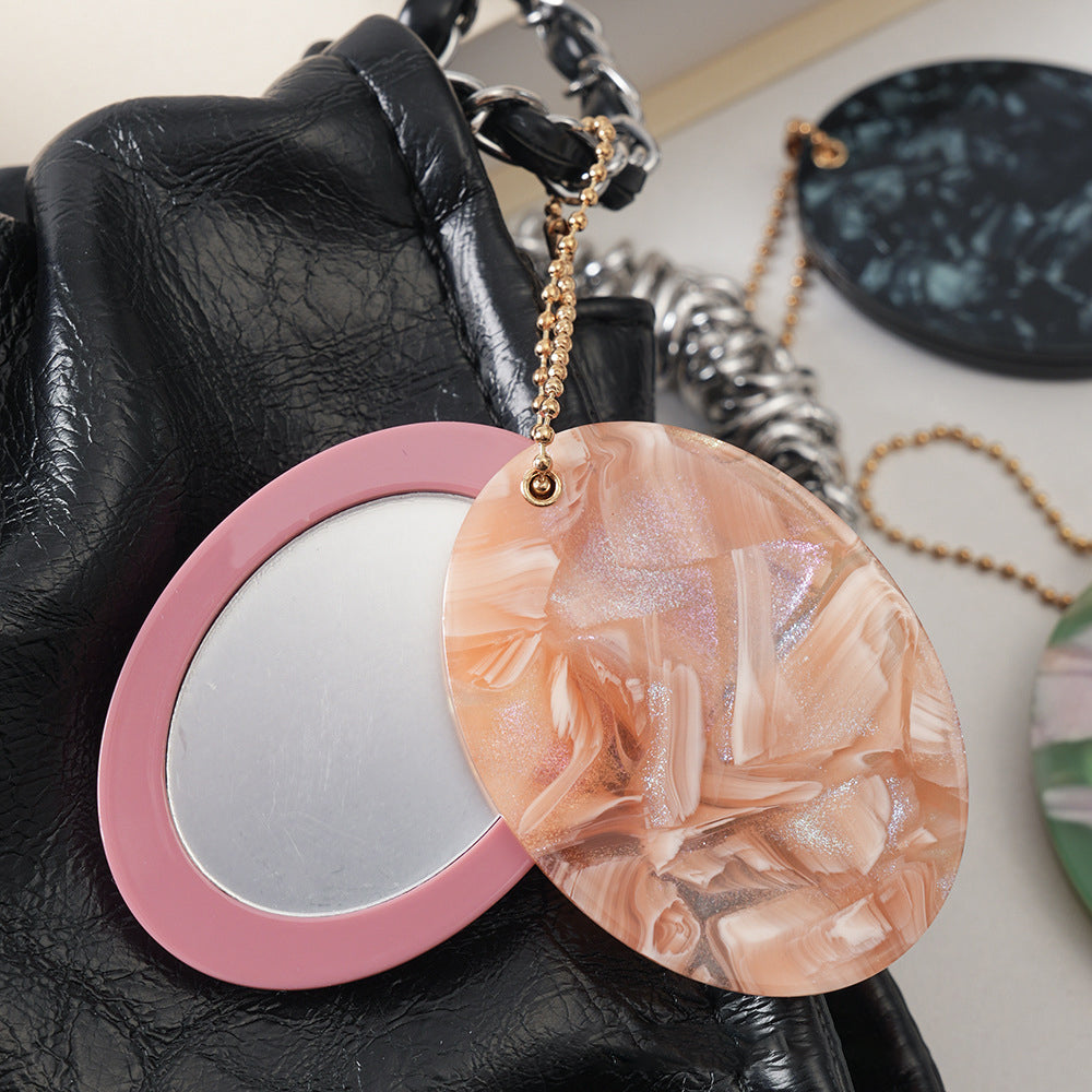 Oval Acetate Bag Charm - DippedShop Wholesale - #4755
