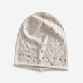 Stylish Metal Rivet Knit Beanie Hat 6W6HAT651