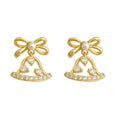 Christmas Bell Stud Earrings - DippedShop Wholesale - #4947
