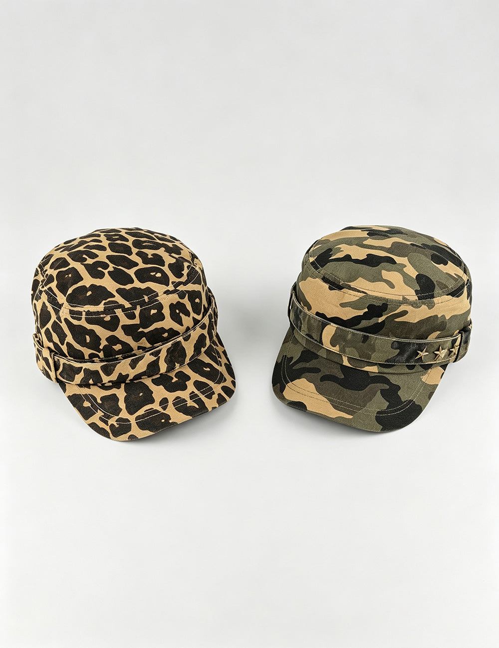 Trendy Streetwear Leopard Camo Star Baseball Cap 6W6HAT781
