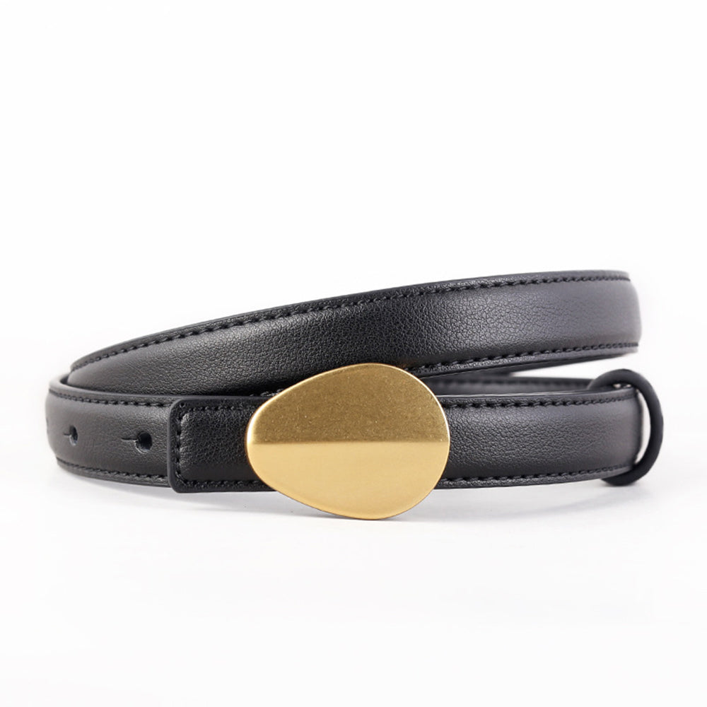 Simple Solid Color Metal Metal Belt 6W6JBT215