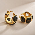 Resin Bead Hoop Earrings - DippedShop Wholesale - #6819