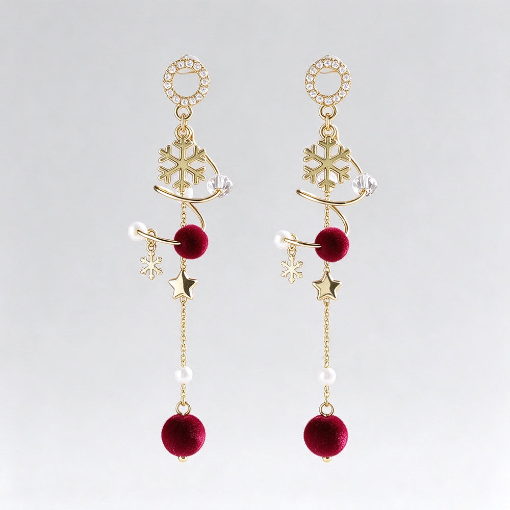 Christmas Tree Drop Earrings - DippedShop Wholesale - #8707