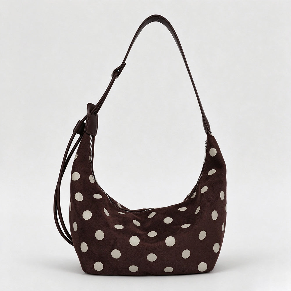 Vintage Polka Dot Faux Suede - DippedShop Wholesale - #4067