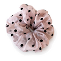 Trendy Polka Dots Print Organza Scrunchies 6W6HSR347