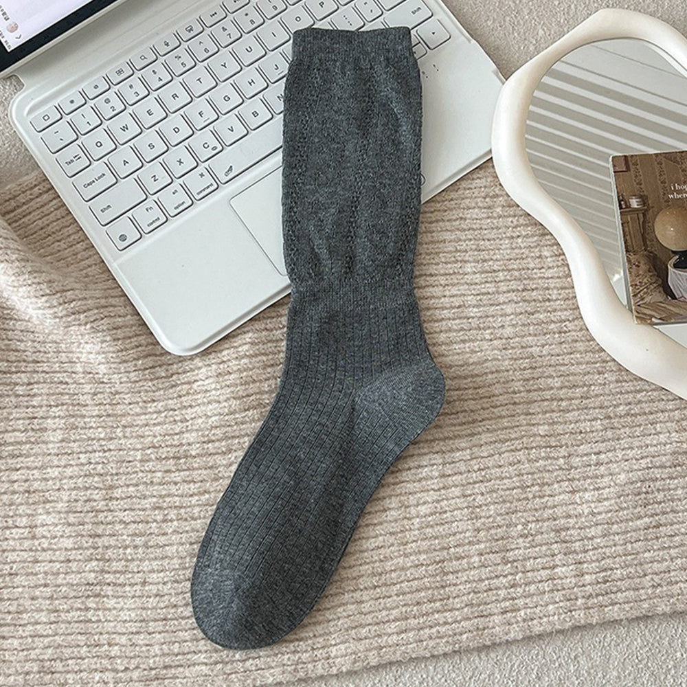 Solid Color Elastic Socks - DippedShop Wholesale - #1347