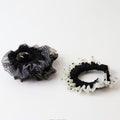 Vintage Mesh Leopard Splice Elastic Hair Tie MK2BLW6W6HHT28
