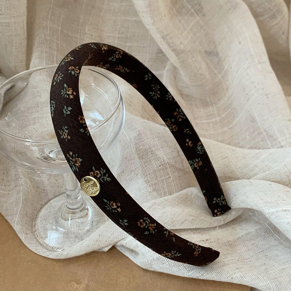 Vintage Floral Print Non Slip Padded Headband 6W6HBD364