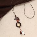 Coconut Shell Pendant Necklace - DippedShop Wholesale - #2579