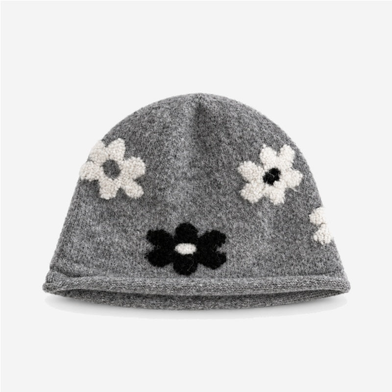 Sweet Floral Crochet Soft Bucket Hat 6W6HAT636