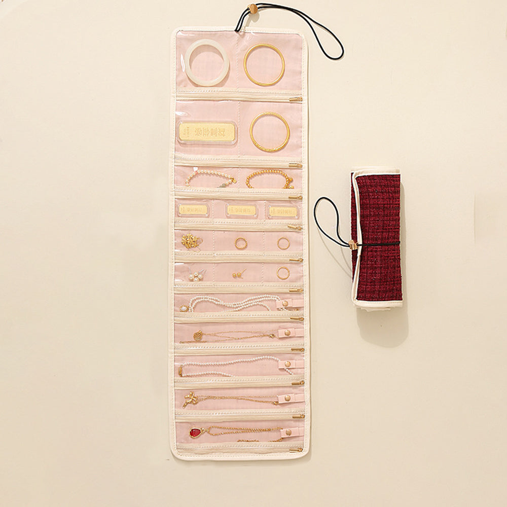 Jewelry Roll Organizer Bag - DippedShop Wholesale - #2755