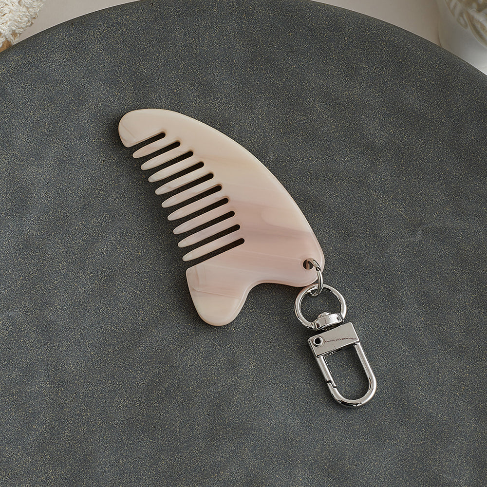 Acetate Pocket Comb Keychain - DippedShop Wholesale - #3715