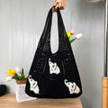 Casual Hollow Out Elephant Print Handbag 6W10BBG1773