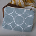 Trendy Floral Embroidery Portable Cosmetic - DippedShop Wholesale - #7971