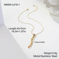 Cubic Zircon Pendant Necklace - DippedShop Wholesale - #7731