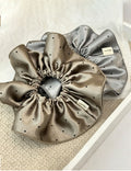 Chic Polka Dots Print Double Layer Scrunchies 6W6HSR356