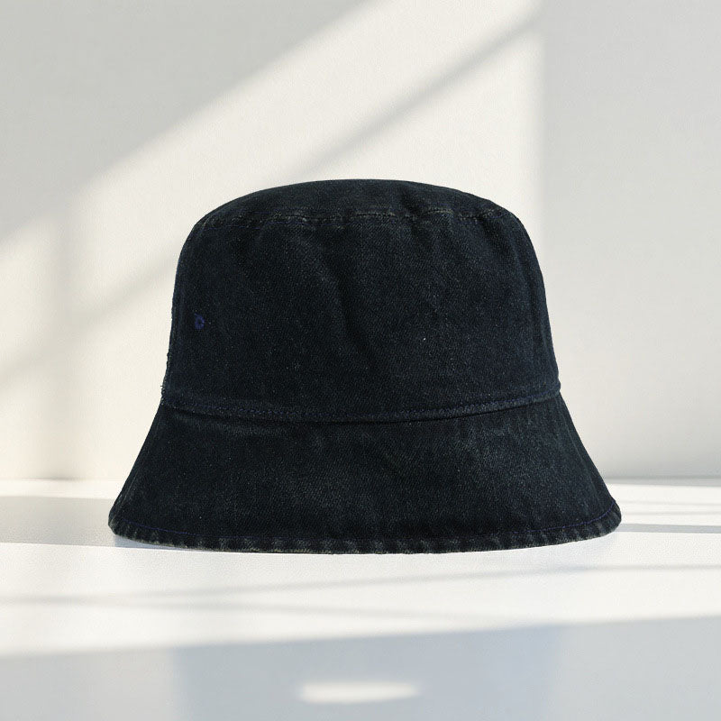 Retro Wash Faded Denim Breathable Bucket Hats MK2COK6W6HAT374