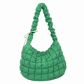 Minimalist Puffer Plaid Solid Color Crossbody Bag 6W10BBG1811