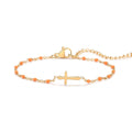 Cross Bead Chain Bracelet - DippedShop Wholesale - #6963