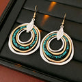 Multi-Layer Concentric Hoop Earrings - DippedShop Wholesale - #2467