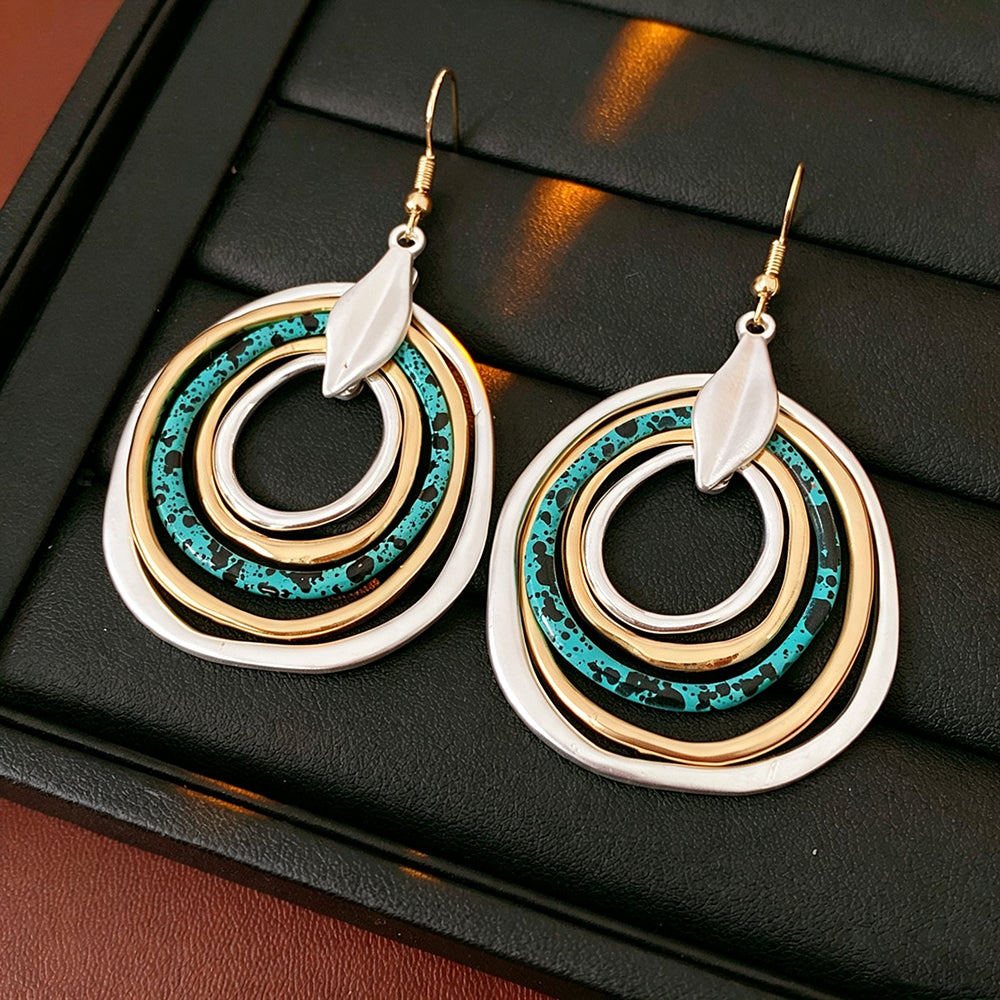 Multi-Layer Concentric Hoop Earrings - DippedShop Wholesale - #2467