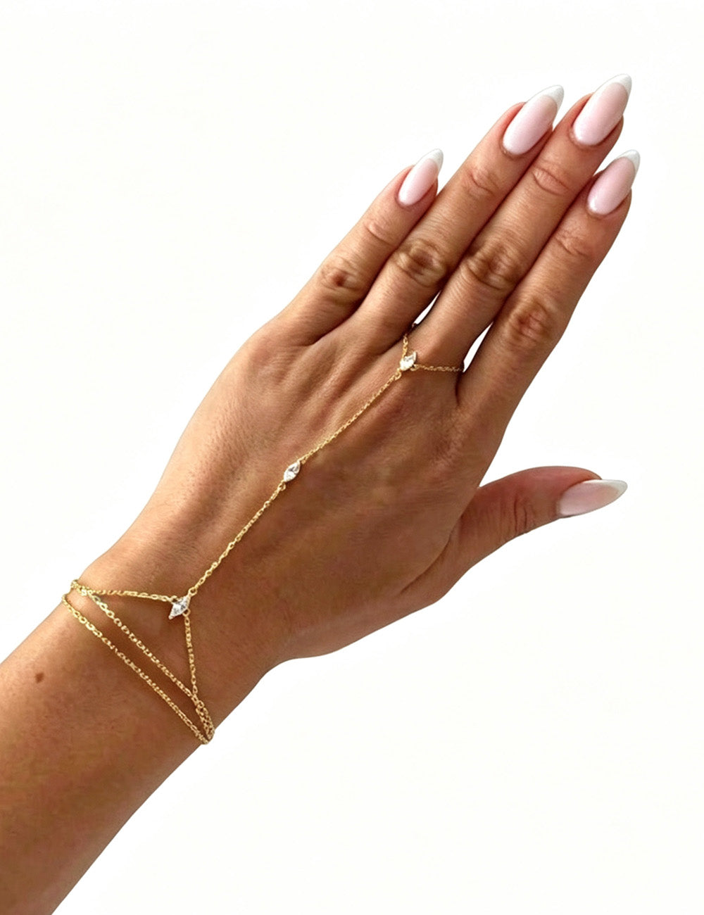 Geometric Rhinestone Bracelet - DippedShop Wholesale - #9331