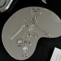 Stylish Star Moon Pendant Keychain Bag Charm 6W10BBC388