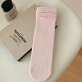 Fresh Solid Color Thin Breathable Scrunch Socks 6W8FSO744