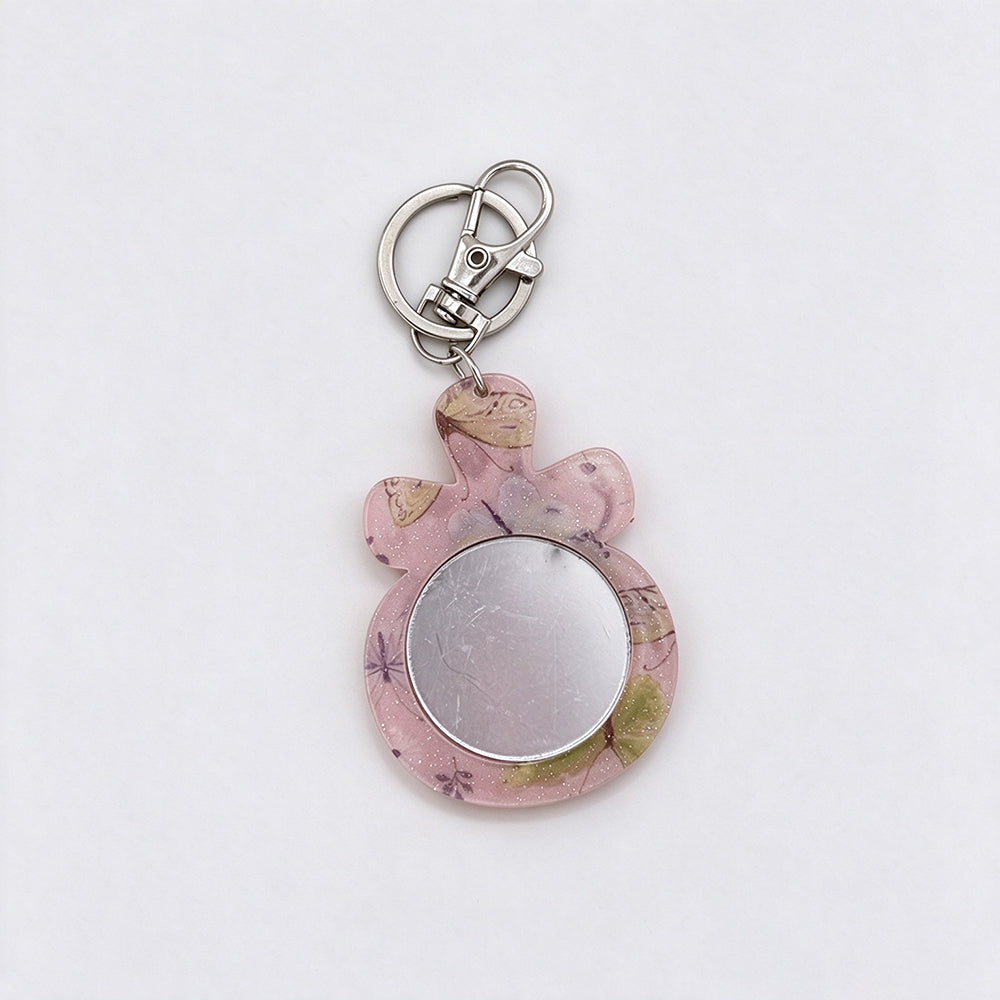 Tredny Flower Shape Portable Mirror Bag Charm 6W10BBC861