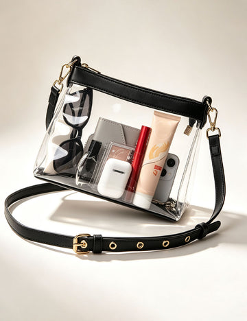 Fashion Transparent PVC Shooulder Crossbody Bag 6W10BBG1958