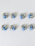 Multi-Ring Huggie Hoop Earrings - DippedShop Wholesale - #4227
