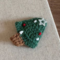 Crochet Christmas Tree Hair Clip - DippedShop Wholesale - #5923