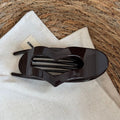 Simple Hollow Out Heart Acetate Hair Claw 6W6HCP1647
