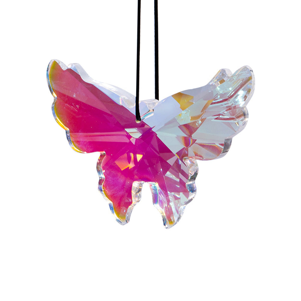 Coloful Crystal Butterfly Window Hanging Suncatcher 6H7HLS171
