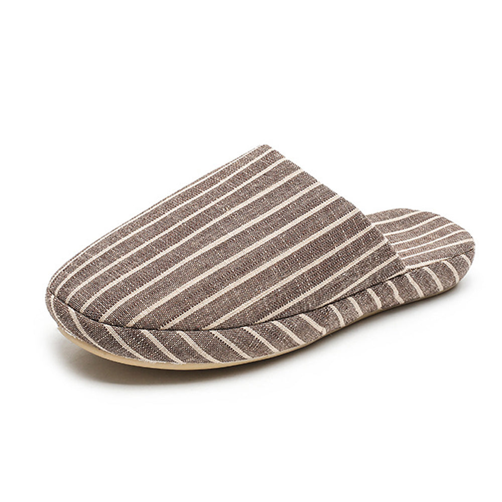Fashion Striped Non-Slip Soft Indoor Slippers 6W8FSP293