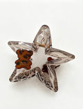 Stylish Leopard Star Resin Hair Claws 6W6HCP1211