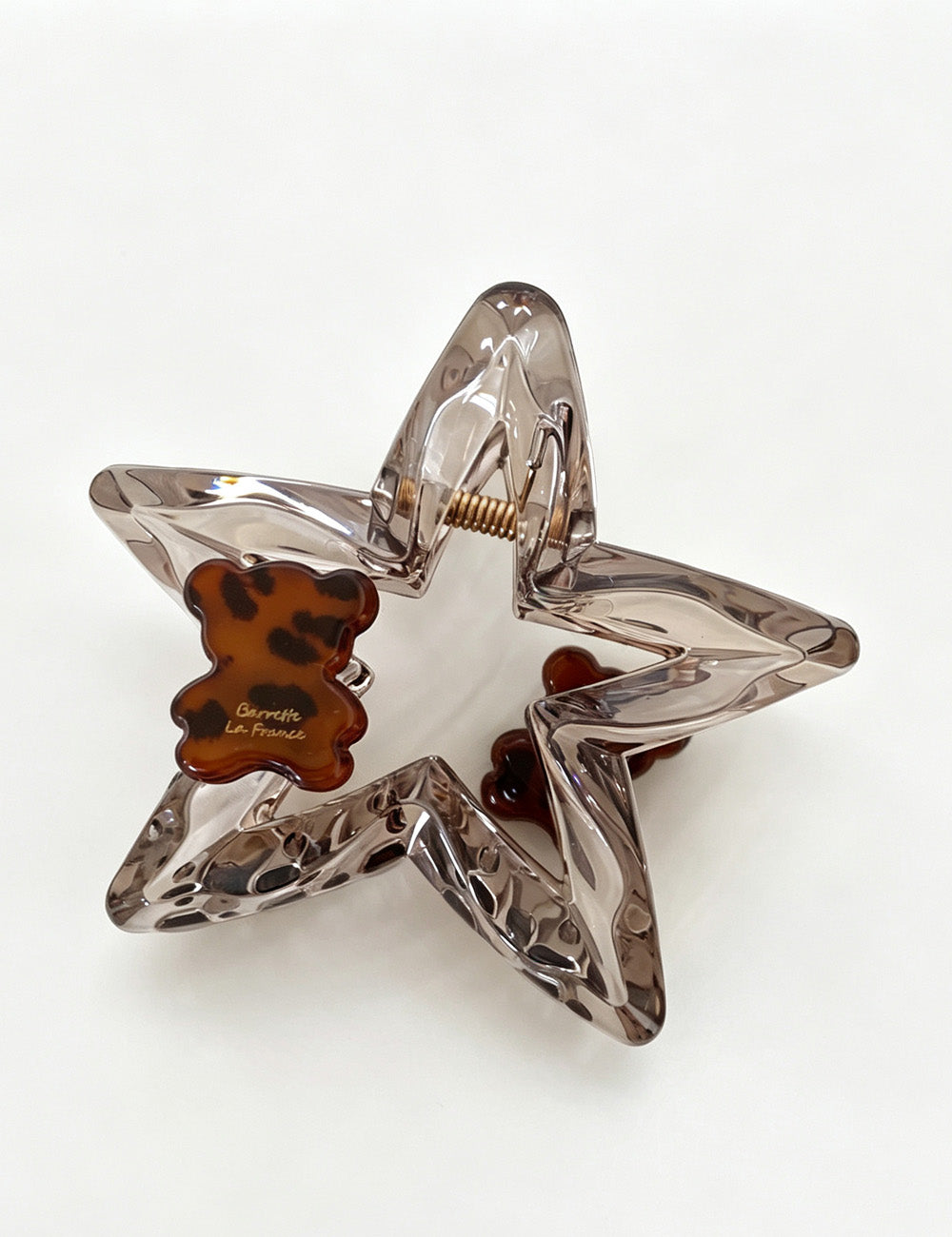 Stylish Leopard Star Resin Hair Claws 6W6HCP1211
