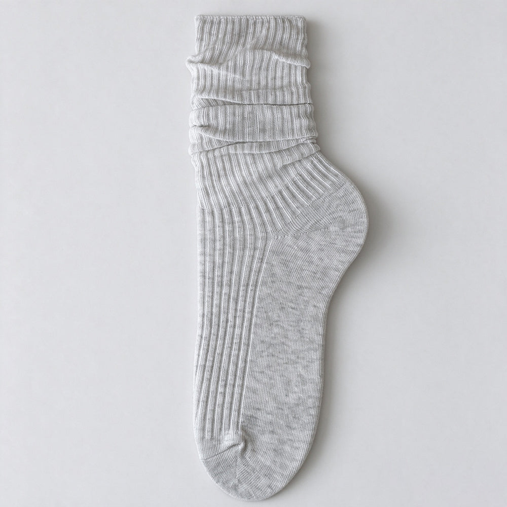 Thin Slouchy Crew Socks - DippedShop Wholesale - #2099